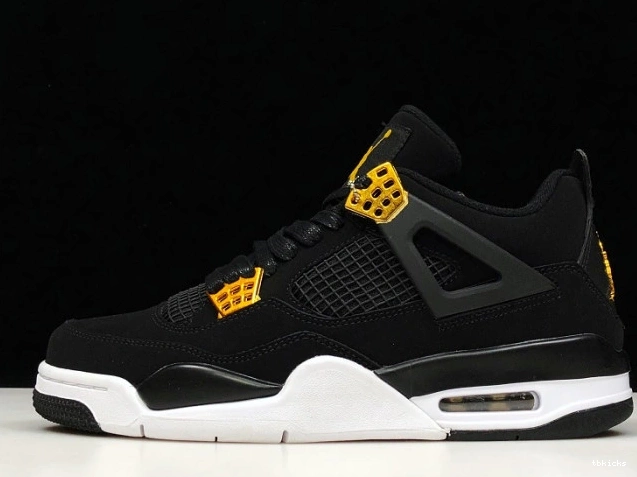 Rep TB Jordan Air 308497-032 Metallic Royalty Black 4 Gold-White 0710